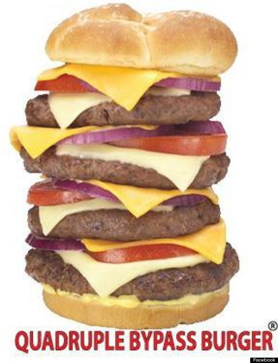 Burger of Heart Attack Grill.