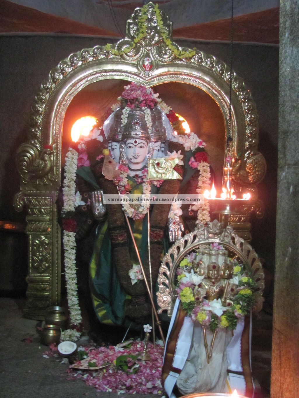 Five Faces Eight Hands Subrahmanya Bhogar Odhimalai