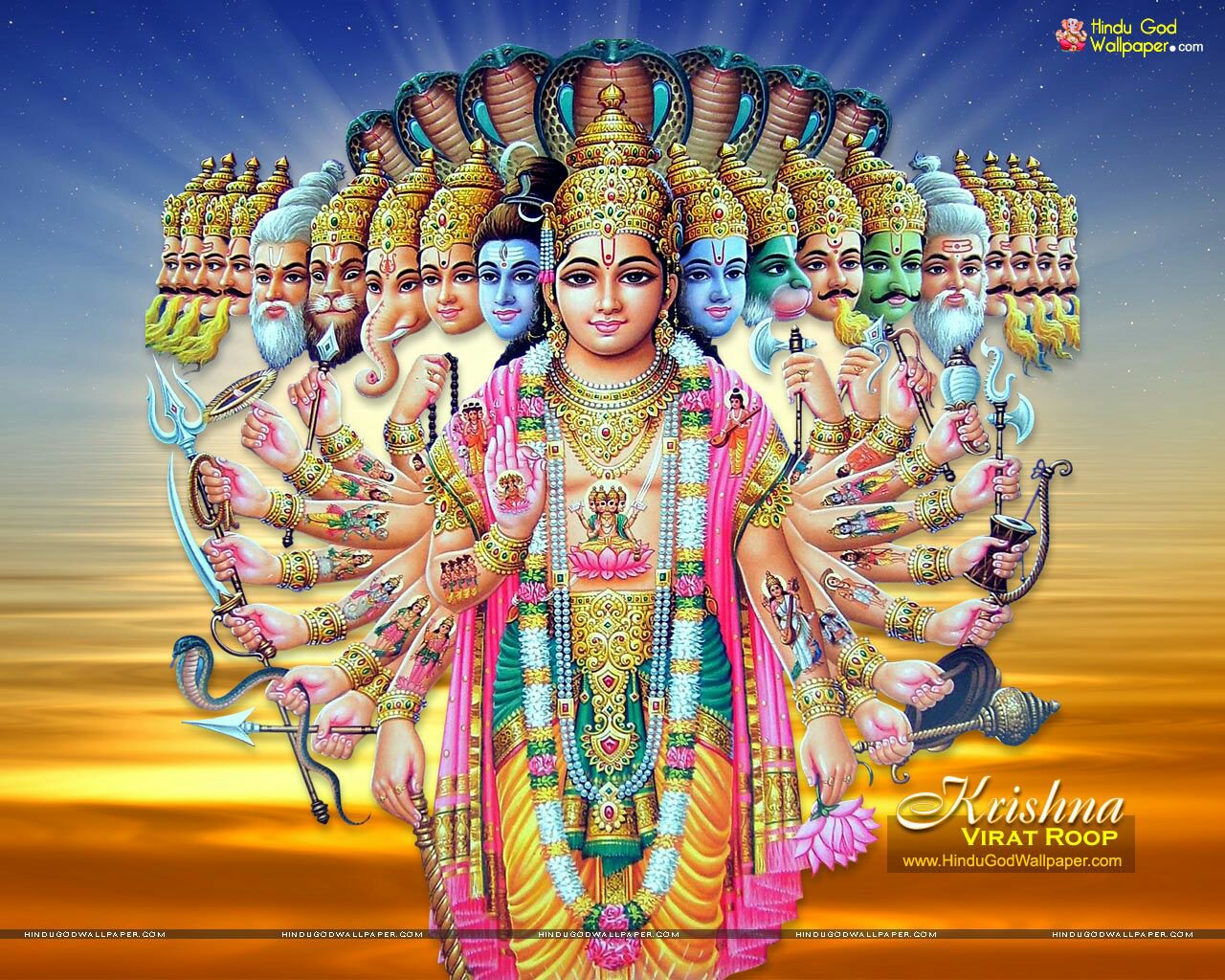 Vishnu as Virata Purusha.image