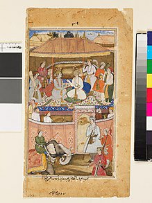 Vishnu teaches Mandhata