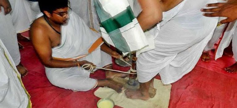 Agnimanthan , Preparing fire Vedic Way.image